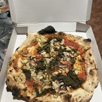 Vegan pizza  at Pizzarte in Tirana
