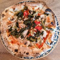 Vegan Pizza at Pizzarte in Tirana