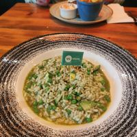 Pea and courgette risotto 🫛🥒 at Bella Italia - Intu Eldon Square in Newcastle Upon Tyne