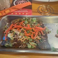 Vegan dumplings at Lucky Rabbit Noodles in Brooklyn