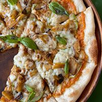 Veggie Lover Pizza   at Earthly Kitchen in San Jose