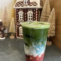 Strawberry Matcha  at Java Kai in Kapaa
