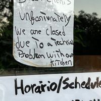 Closed  at Funghi in Albufeira