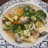 Mixed vegetable plate  at Thai Paradise in Ridgway