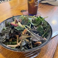 Doesn’t look like much, but I’m excellent kale salad  at Full Tilt Saloon in Ouray