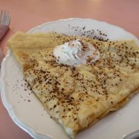Vegan crepe with caramel and nuts at OhLaLa.  at Ohlala in Berlin
