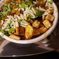 This is a grain bowl called Harvest!  #Veganuary at Currito in Naperville