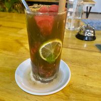 The watermelon lime (virgin) Mojito is soooo good@ at Kebab & Falafel Time in Siem Reap
