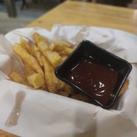 French fries at Kebab & Falafel Time in Siem Reap