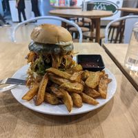 Vegan Burger at Kebab & Falafel Time in Siem Reap