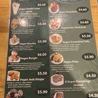 menu 1  at Kebab & Falafel Time in Siem Reap