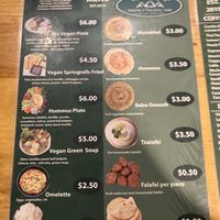 menu 2  at Kebab & Falafel Time in Siem Reap