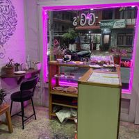 Counter  at GG's Coffee House and Bagels in Pokhara