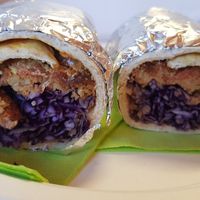 Piadina con cavolo rosso. at Amia in Venice