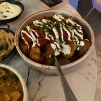 Patatas bravas at Las Chicas in Faringdon