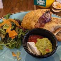 Vegan burrito at Las Iguanas in Watford