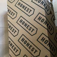 togo box  at Honest Burgers - Brixton in South West London