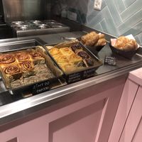 cinnamon, cardamon & blueberry pastries, croissants (all vegan)  at Frau Hund in Winterthur