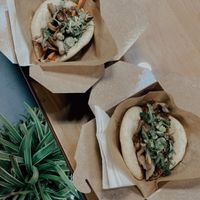 These Vegan Bao Buns are only 2.50€ each!!  at Foodgasm in Athens