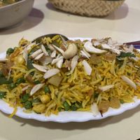 Veg Pulav Rice at Haldi in Barcelona