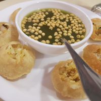 Pani puri at Haldi in Barcelona