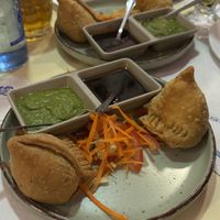 Samosas  at Haldi in Barcelona