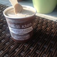 Delicious coffee nice cream with cardamon that they have in the frozen section! at Veganz - Prenzlauer Berg in Berlin