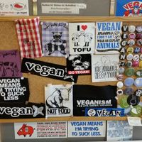 favorite part of the store :) at Veganz - Prenzlauer Berg in Berlin