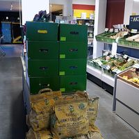 View towards fresh produce at Veganz - Prenzlauer Berg in Berlin