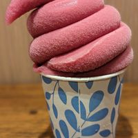 raspberry "Dole Whip" (actually sorbet) at Aloha Whip in Honolulu