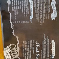 Menu at Chu Chu Thai Food & Pizza in Koh Tao
