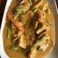 Panang curry with tofu and veggies   at Chu Chu Thai Food & Pizza in Koh Tao