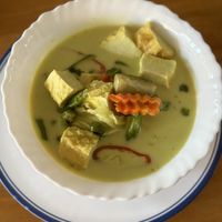 Green curry with tofu and veggies   at Chu Chu Thai Food & Pizza in Koh Tao