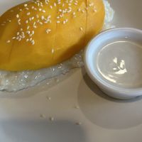 Mango with sticky rice   at Chu Chu Thai Food & Pizza in Koh Tao