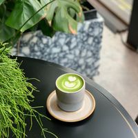 Vegan Matcha with Oat Milk at Kafi in London