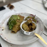 Spring omelette   at Fit-a-licious in Tulum