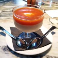 Vegan Caramel Banana Panna Cotta at Public House in Ferndale