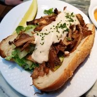 Vegan mushroom po bo at Public House in Ferndale