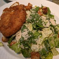 Vegan ceasar salad with added fried Chik'n at Public House in Ferndale