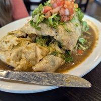 Smothered burrito at Verde Restaurant in Lihue