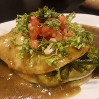 Vegan enchilada at Verde Restaurant in Lihue