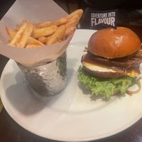 Moving mountains burger  #Veganuary at Hard Rock Cafe in West London