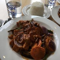 Massaman Curry with vegetables and tofu  at High Thai in Brattleboro