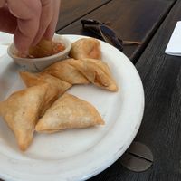 Samosas  at High Thai in Brattleboro
