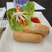Spring rolls  at High Thai in Brattleboro
