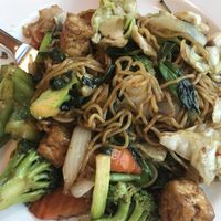 Crazy Fire Ramen with tofu at Varee  at Varee in Wilson