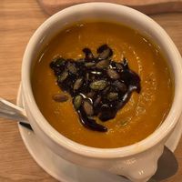 Pumkin soup   at Ratskeller in Stuttgart