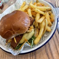 Vegan Bacon Burger  at Honest Burgers - South Kensington in South West London
