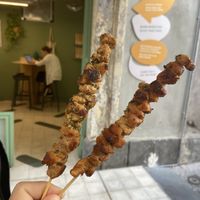 Arrosticini veg  at PLANTE Lab in Catania