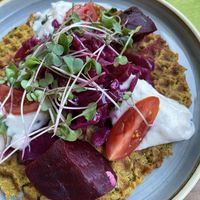 Falafel waffle    at Humboldt in Salzburg